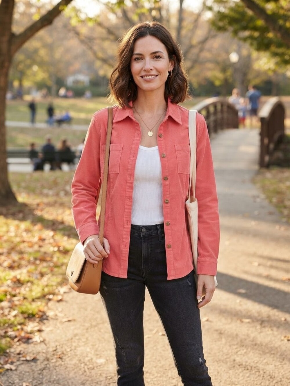 Cato Coral Button-Front Shirt